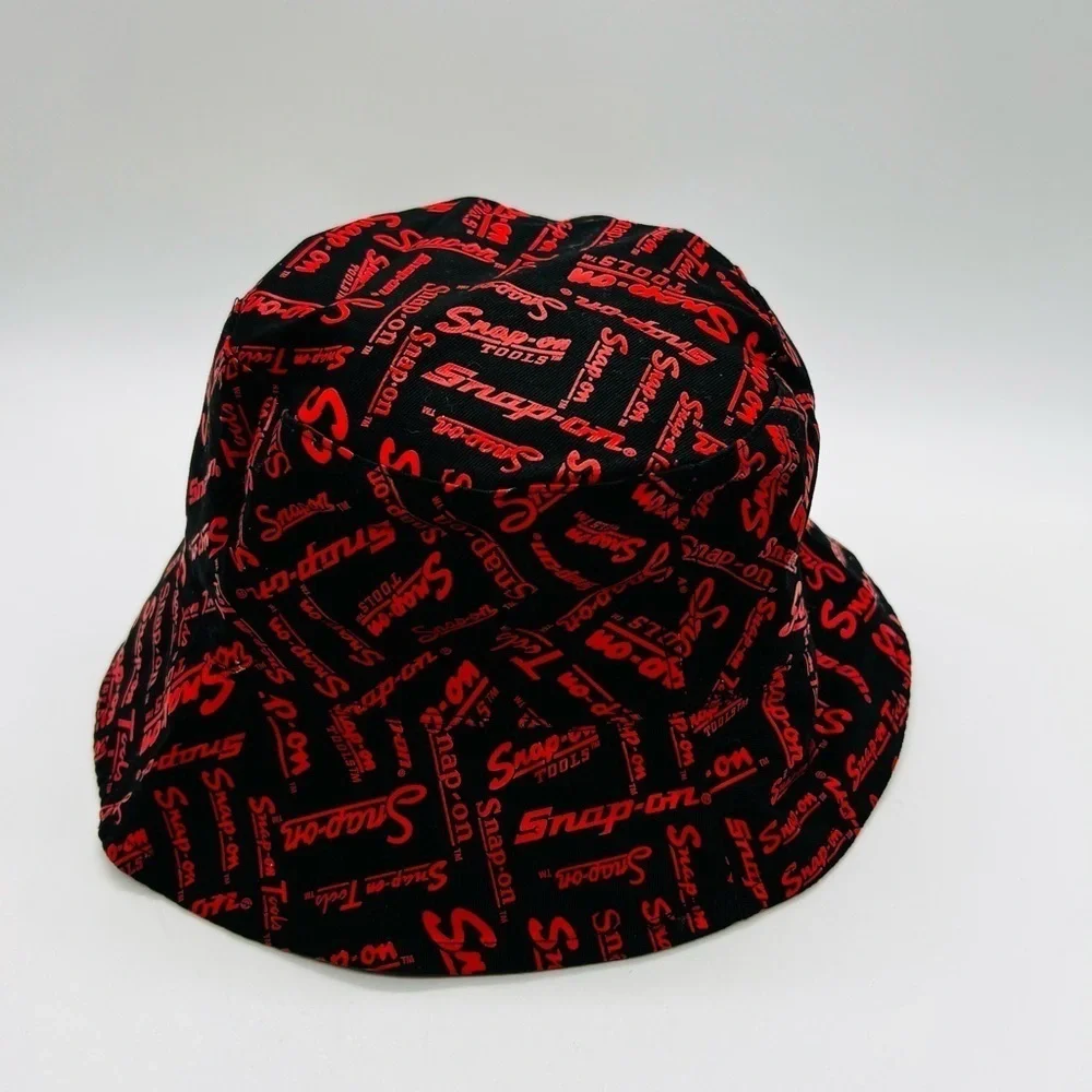 Snap On Tools Black and Red Logo Bucket Hat New Without Tags